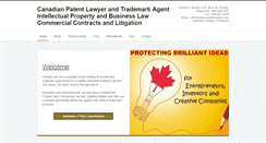 Desktop Screenshot of canadianiplaw.com